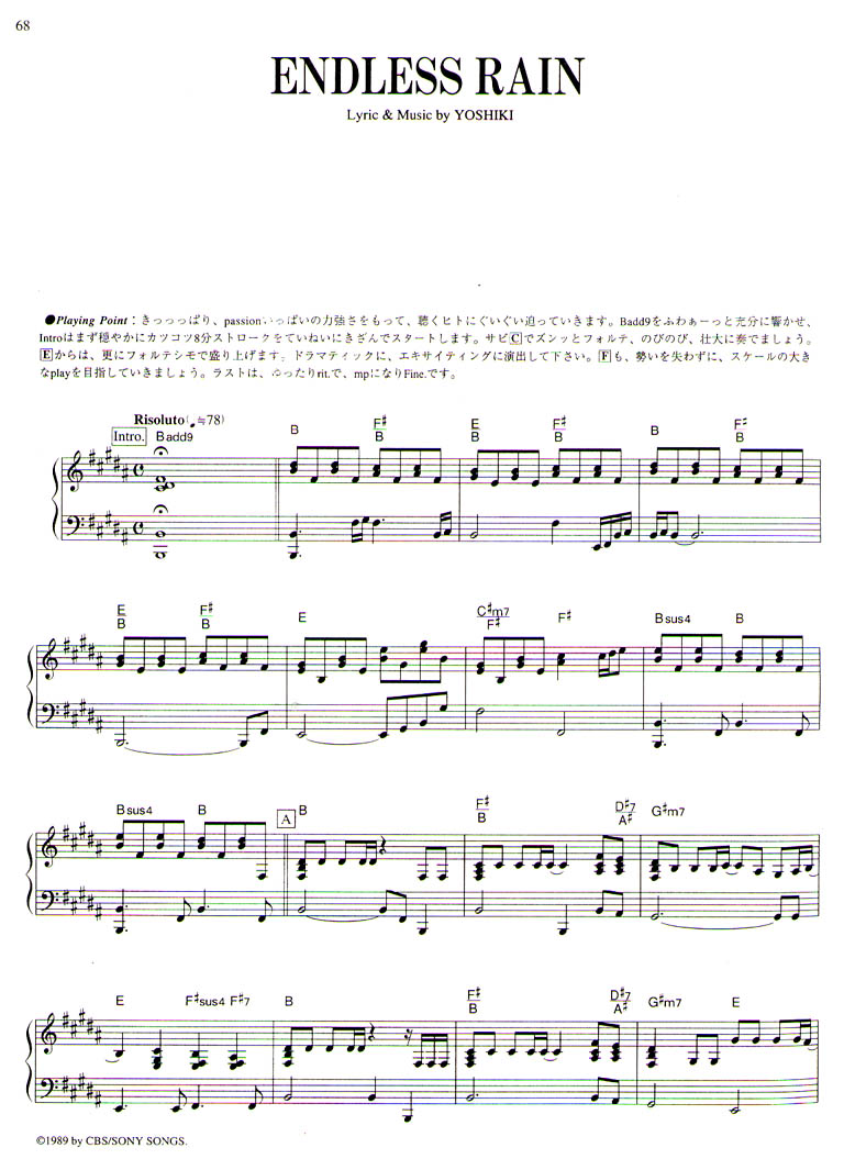 Piano Score