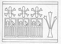 Neith's Symbols in a Queen's serekh