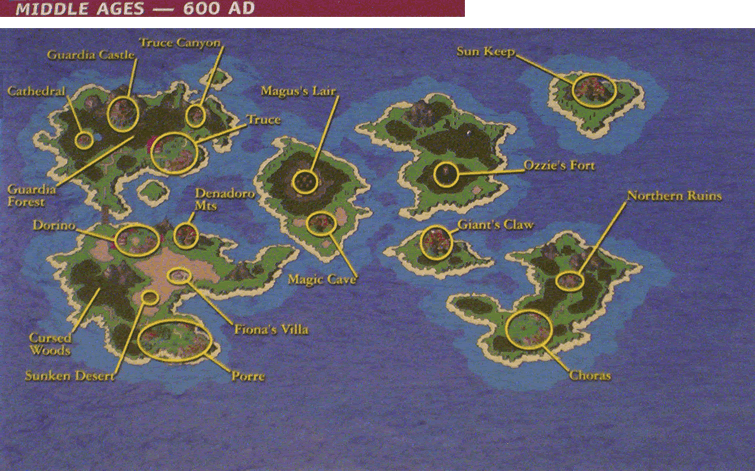 Chrono Cross - World Maps