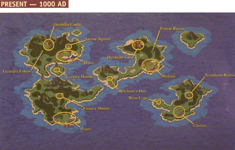 Chrono Cross - World Maps