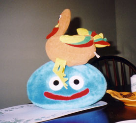 A fashionable slime says 'Happy Thanksgiving!' to his American friends