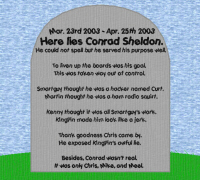 Conrad Sheldon's Tombstone