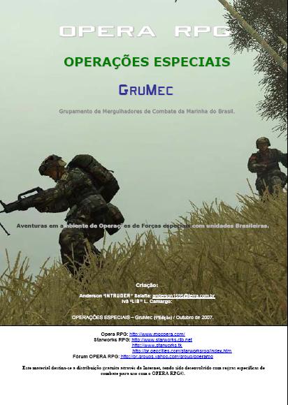 OPERA RPG: Operaes Especiais - GruMec