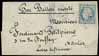 A letter carried by balloon from the siege of Paris, 1870.  Click this envelope to see a larger photo.