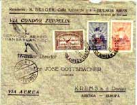 1932, Buenos Aires to Vienna flight.
