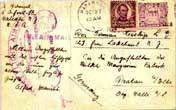 1927, first airmail Lakehurst to Praten, Germany.  Click to see a larger view.