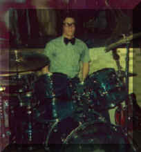 Ludwig Vistalite drums made Vince look and sound like a pretty hot drummer in high school!