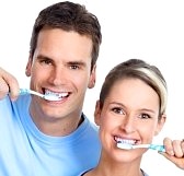 brush teeth after whitening gel