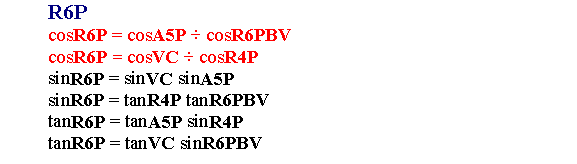 R6P Formulas