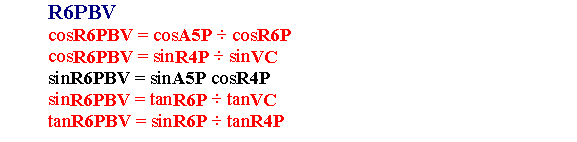 R6PBV Formulas
