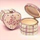 lilac ceramic boxes with lids