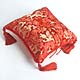 red silk dragon ring pillow