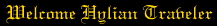 This section introduces you to the Odyssey of Hyrule and explains some technical browsing related tips for new visitors.