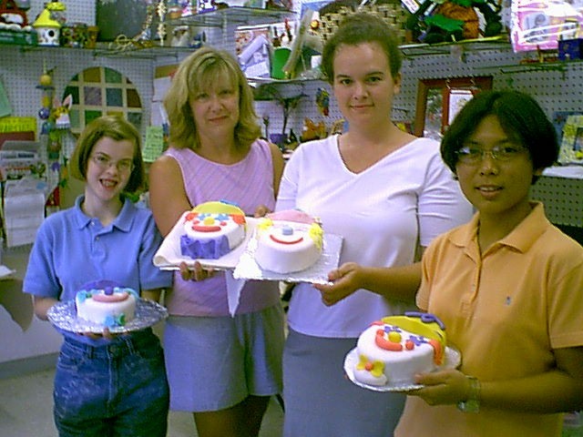 Proof That No Two Fondant Clowns Are Ever The Same! (Great Job Ladies)