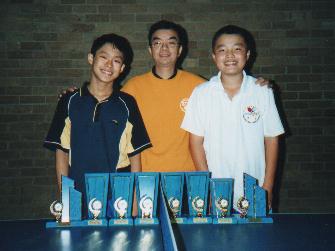 Easter Classic Tournament Winners - (L-R) Christopher Kwok, Tony Lee, Xiao Wang