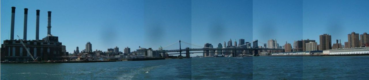 Manhattan y Brooklin... y el puente en medio