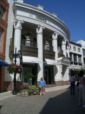 La tienda de Versace en Rodeo Drive.