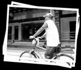 man on a bicycle.(Sta. Mesa)