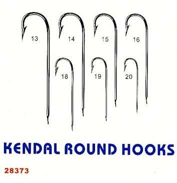 Fishing hooks eye and spade head from high carbon steel-Continential type.