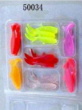 Prof fishing supplies offers private label Soft gel combination pack. Pack it the way you it. Soft gel lure plus wobbler and spinner in a pack