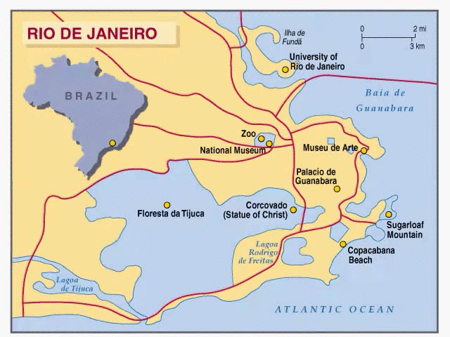 Maps of Rio de Janeiro