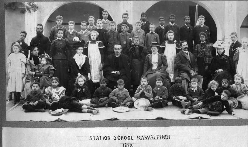 India Family Photo Album, School Groups