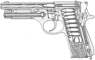 Beretta m9 чертеж