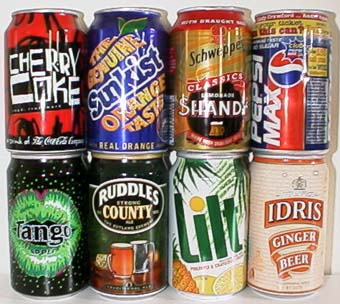 Jerome's Softdrink Can Collection