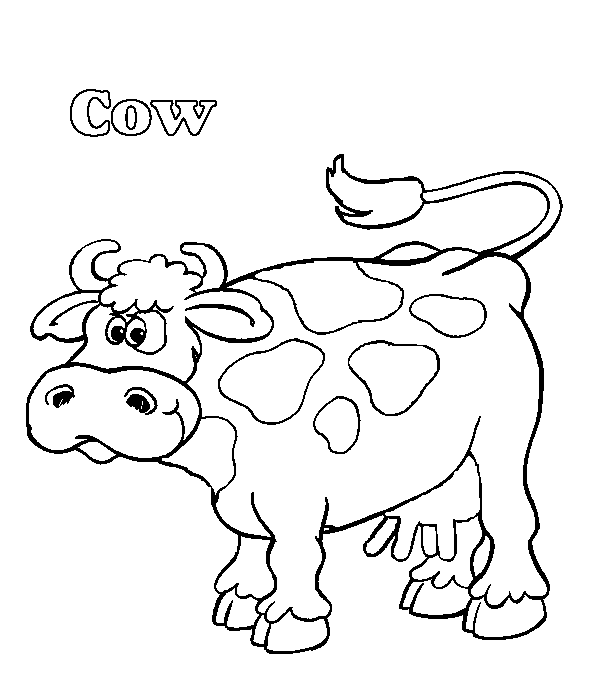 House of Hugs Farm Animals Coloring Page 1