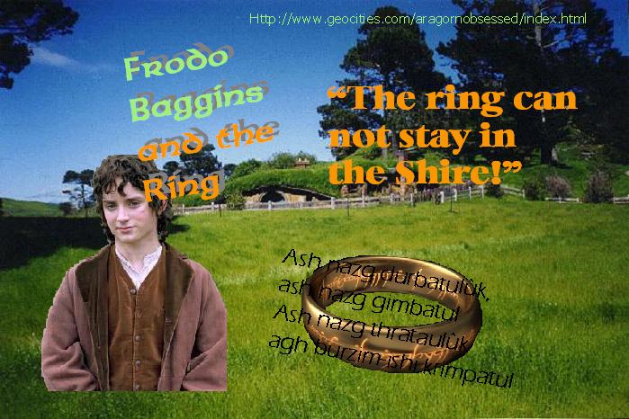 The Ring CANNOT stay in the Shire!