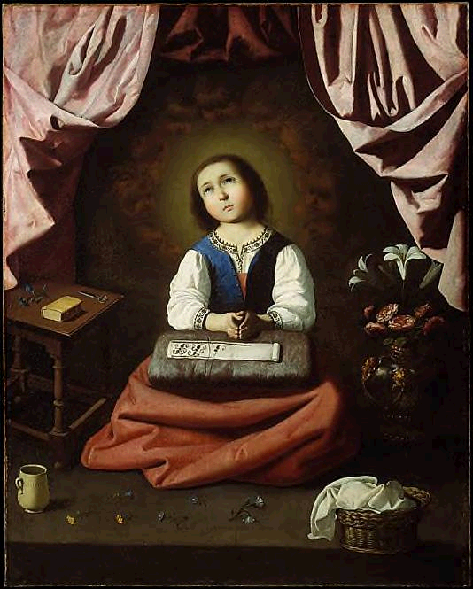 Joven Virgen, de Zurbarán