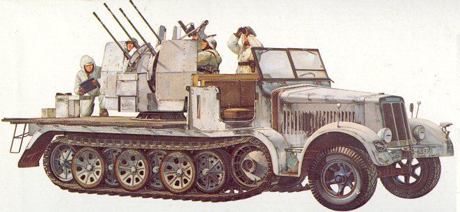 German World War II Prime Movers and Halftracks