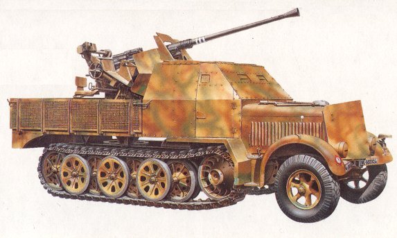 German World War II Prime Movers and Halftracks