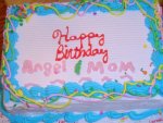 Angel's birthday cake
