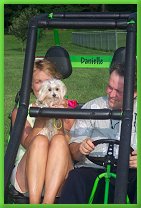 July 2004 - Angel on go cart