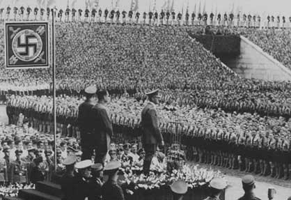 Hitler at a rally