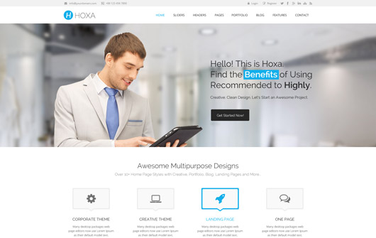 Hoxa - Multipurpose HTML5 Template