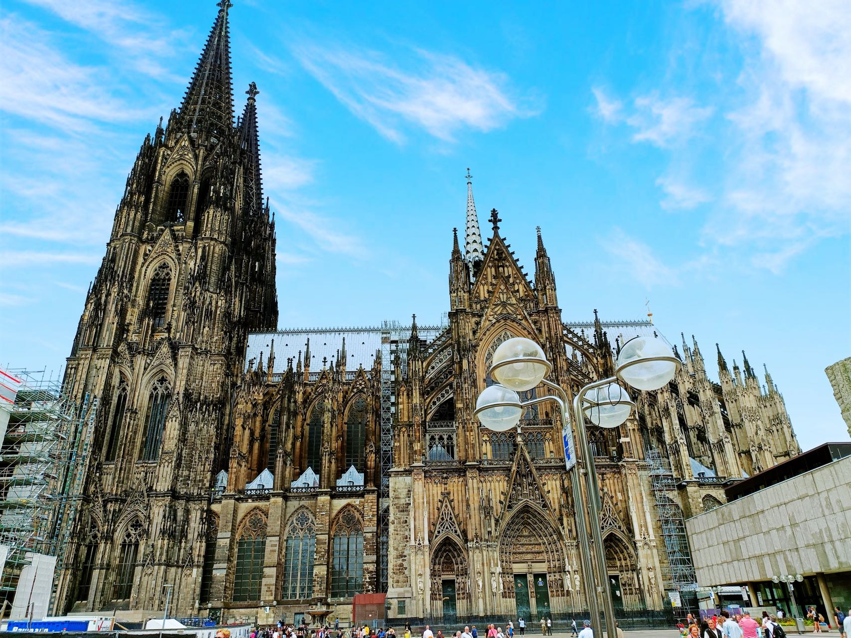 Scenic view of Cologne with the Cologne Cathedral