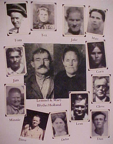 Crook genealogy - Mary Ellen Crook Blythe/Holland's Family Photos