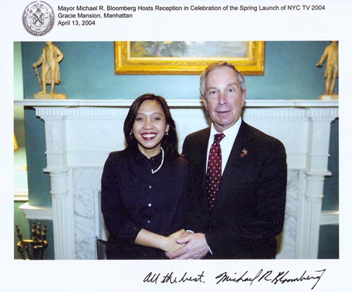 With Mayor Bloomberg