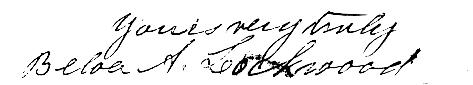 Belva signature