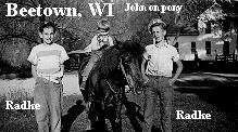 John & pony
