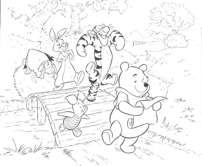 TIGGER'S COLORING PAGES