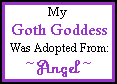 Goth Goddess Certificate