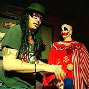 Jonathan Davis' Serial Killer Memorabilia(Wayne Gacy clown suit)