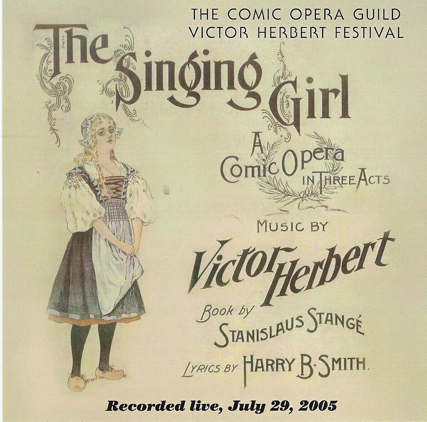 The Singing Girl CD cover