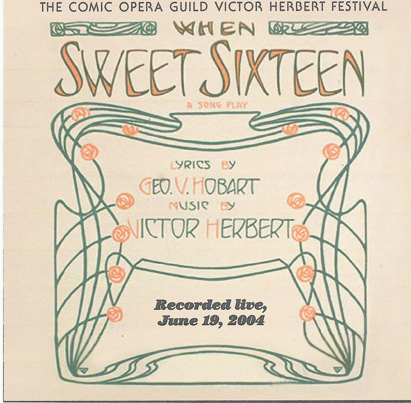 When Sweet Sixteen CD cover