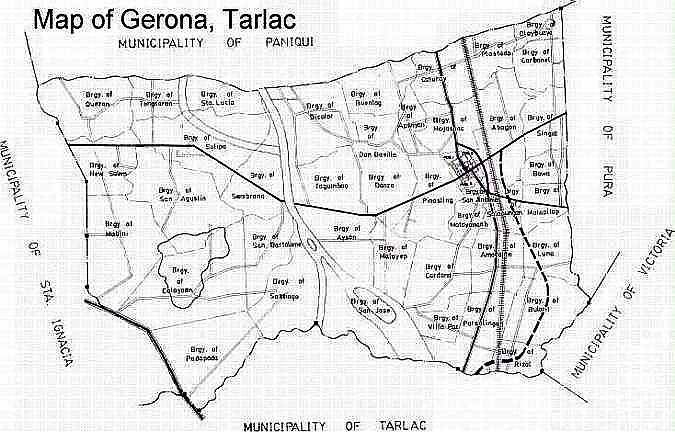Map - Gerona, Tarlac