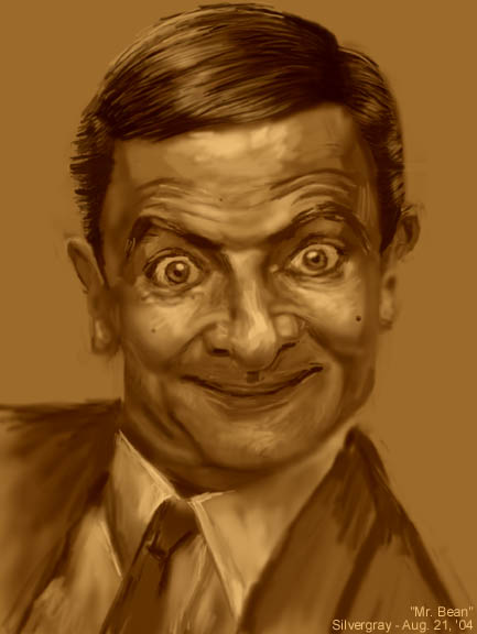 The el_minky Website - Other Paintings - Mr. Bean