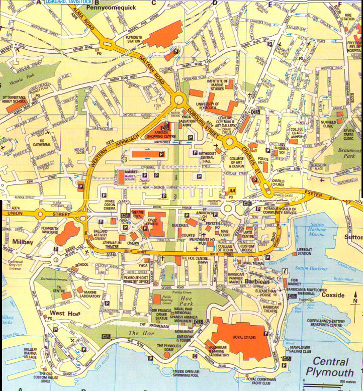 plymouth map